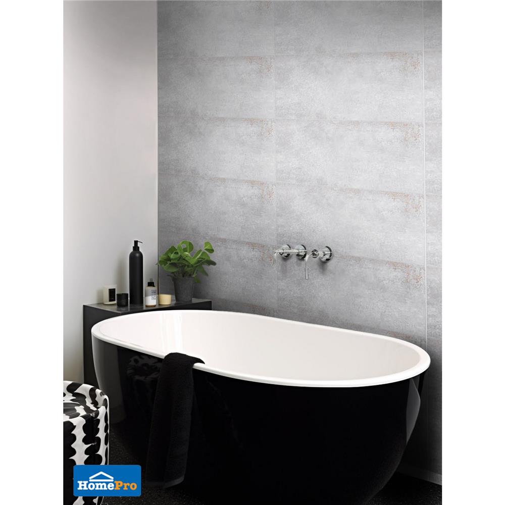 กระเบื้องผนัง 31.5x100 ซม. COTTO ESPANA กัลวานิค อาลูมิ ขาว PM 1.26 ตร.ม.