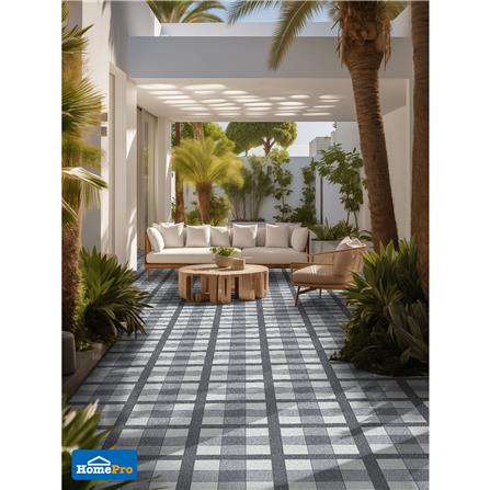 กระเบื้องพื้น 16x16 นิ้ว DURAGRES บีเดล เทา A 0.96 ตร.ม._1