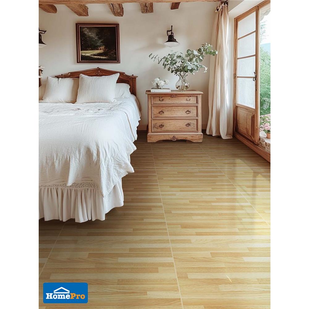 กระเบื้องพื้น 60x60 ซม. TARA นามู วู้ด น้ำตาล A 1.44 ตร.ม.