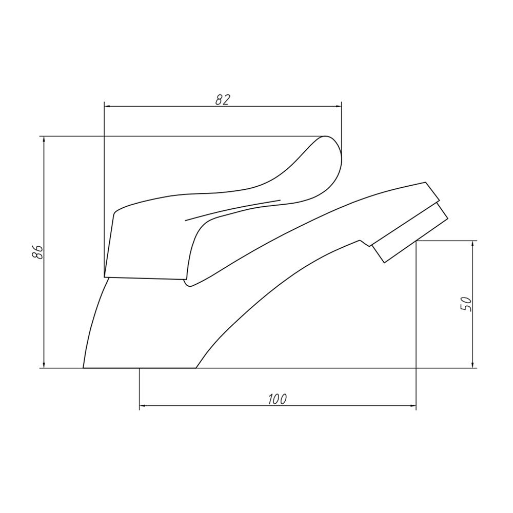 ก๊อกอ่างล้างหน้าเดี่ยว NOVABATH NVB-CT135