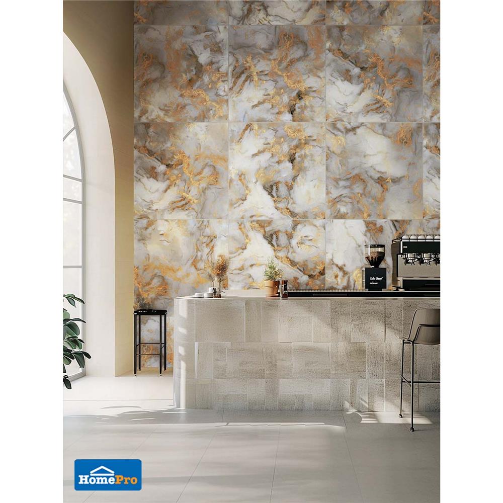 กระเบื้องพื้น 60x60 ซม. TARA โบมี ขาว A 1.44 ตร.ม.