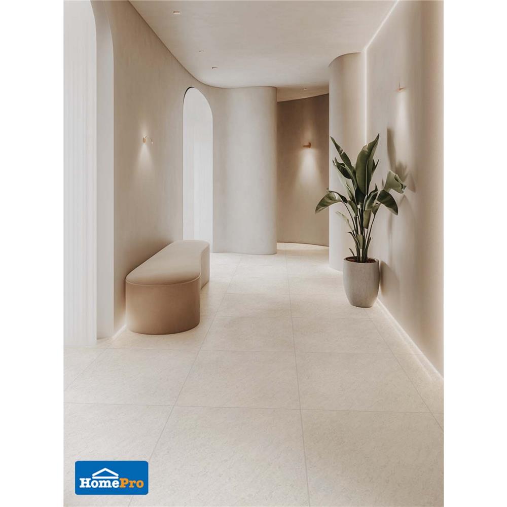 กระเบื้องพื้นพอร์ซเลน 60x60 ซม. TARA โรยัล ขาว A 1.44 ตร.ม.