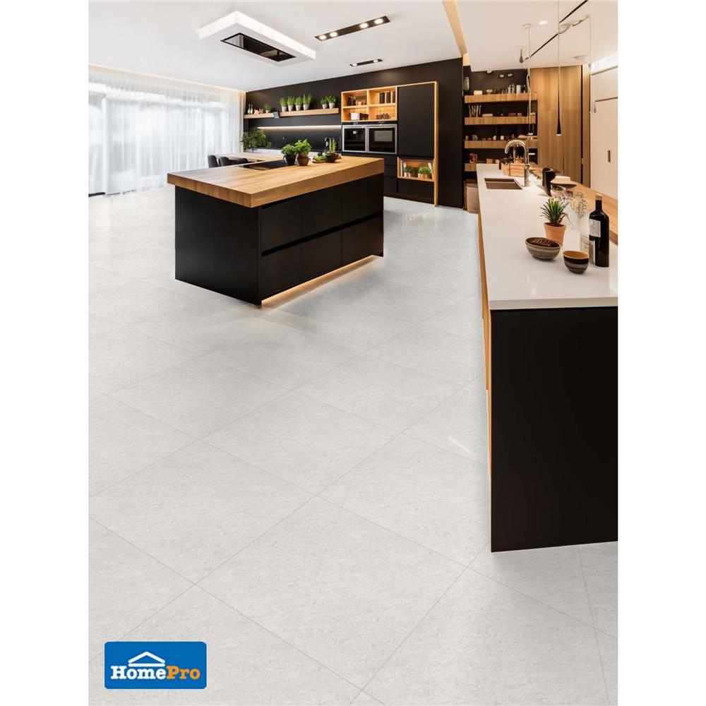 กระเบื้องพื้นพอร์ซเลน 60x60 ซม. TARA โรยัล ขาว A 1.44 ตร.ม.