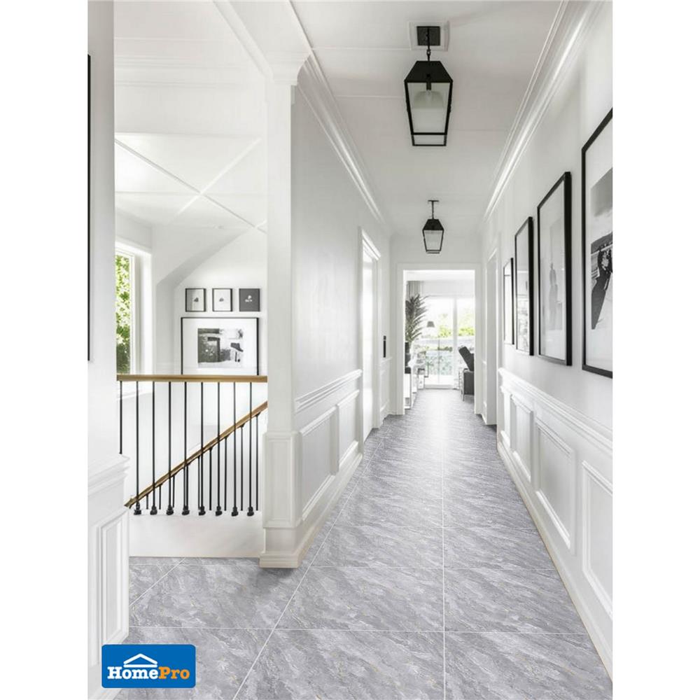 กระเบื้องพื้นพอร์ซเลน 80x80 ซม. TARA โกฮัน เทา A 1.92 ตร.ม.