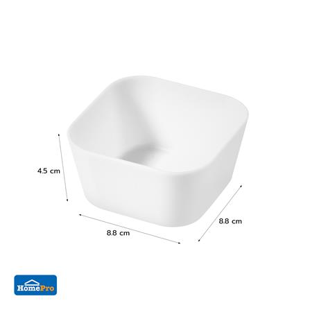 ถาดจัดเก็บ STACKO MINI 8.8X8.8X4.5 ซม. สีขาว (แพ็ก 4 ชิ้น)_6