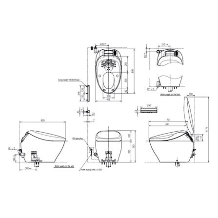 สุขภัณฑ์อัตโนมัติ TOTO NEOREST NX II (CS903KVJ) สีนิกเกิล_1