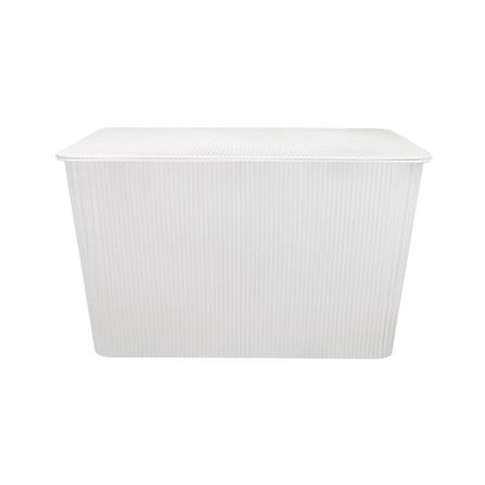 กล่องฝาปิด STACKO WIN SIZE L 37.5X25.5X22 ซม. สีขาว_2