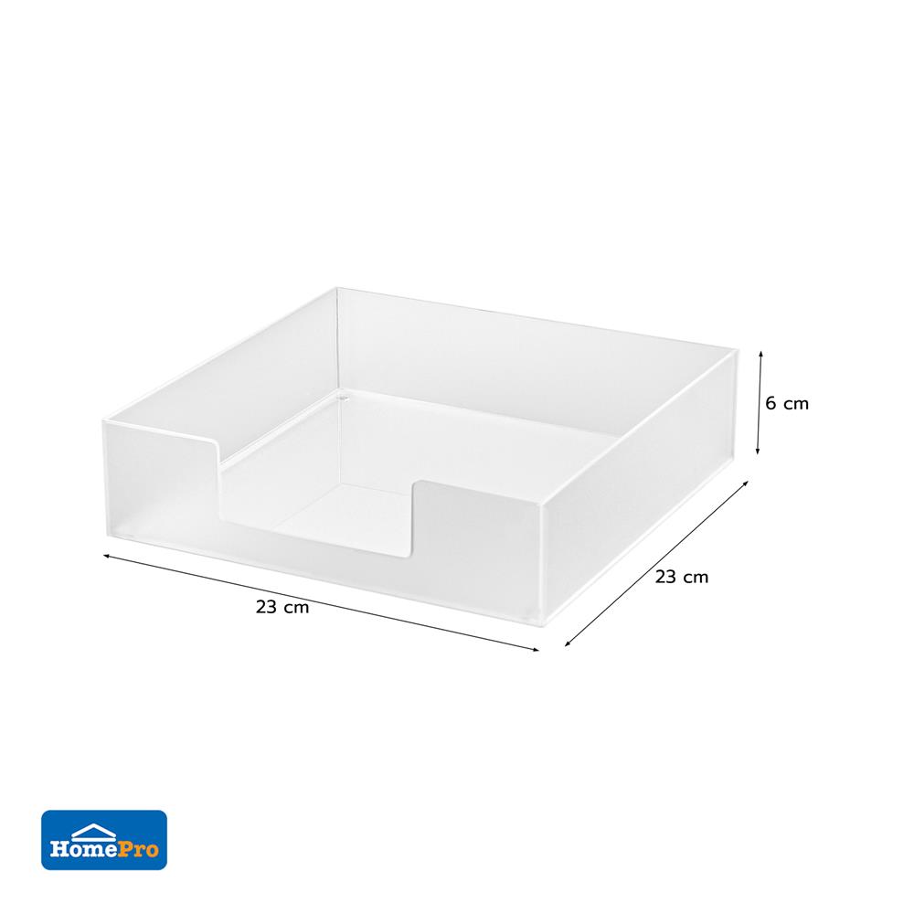 ถาดอะคริลิก KECH 23X23 ซม. สีซาติน