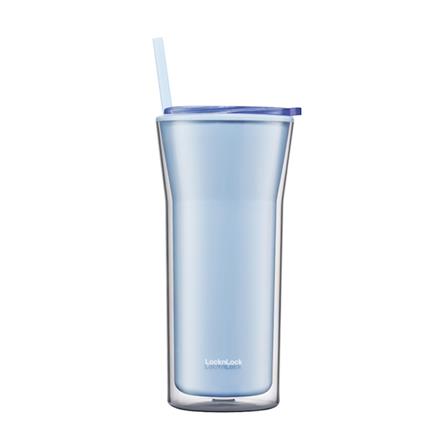 แก้วน้ำ DOUBLE WALL LOCKNLOCK COLD CUP 0.77 ลิตร สีฟ้า_0