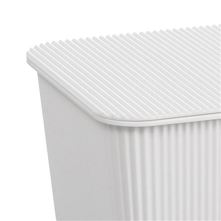 กล่องฝาปิด STACKO WIN SIZE S 25.5X18.5X11 ซม. สีขาว_4