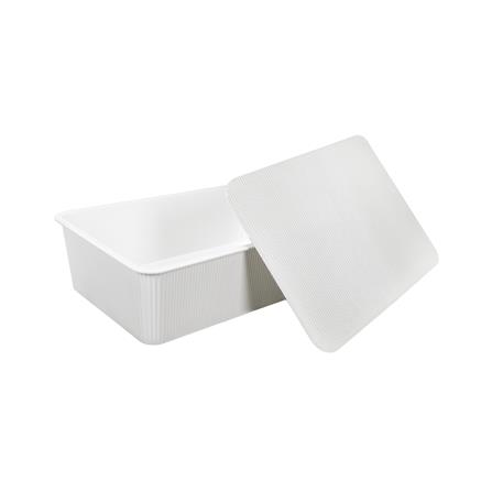 กล่องฝาปิด STACKO WIN SIZE M 37.5X25.5X11 ซม. สีขาว_3