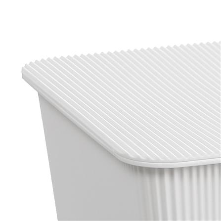 กล่องฝาปิด STACKO WIN SIZE M 37.5X25.5X11 ซม. สีขาว_4