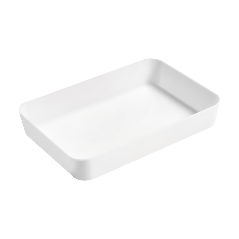 ถาดจัดเก็บ STACKO MINI 26.8X19X4.5 ซม. สีขาว (แพ็ก 2 ชิ้น)