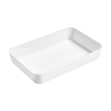 ถาดจัดเก็บ STACKO MINI 26.8X19X4.5 ซม. สีขาว (แพ็ก 2 ชิ้น)_1