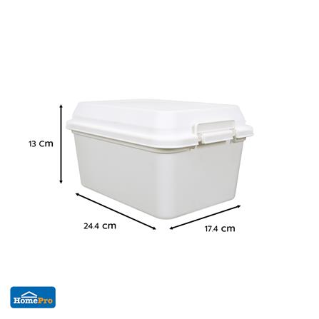 กล่องฝาหูล็อก STACKO CICL 3 ลิตร 24.4X17.4X13 ซม. สีขาว_7