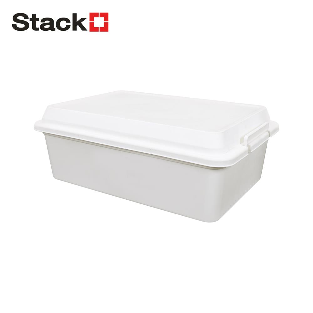 กล่องฝาหูล็อก STACKO CICL 6 ลิตร 36X24X13 ซม. สีขาว