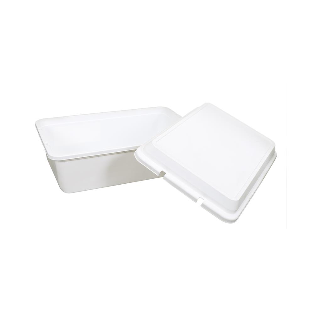 กล่องฝาหูล็อก STACKO CICL 6 ลิตร 36X24X13 ซม. สีขาว