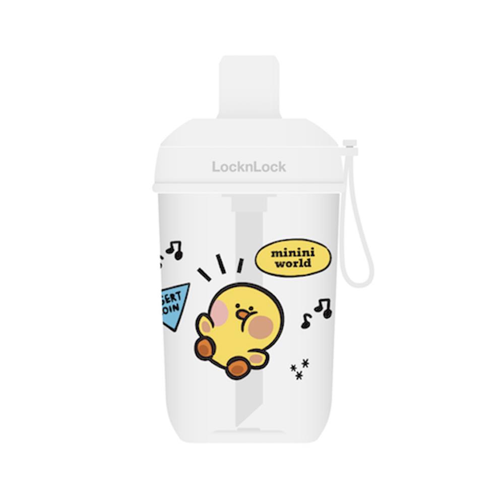 แก้วชานมไข่มุก LOCKNLOCK MILK TEA LINE FRIEND 520 มล. สีขาว