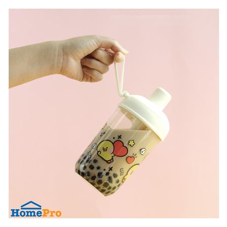 แก้วชานมไข่มุก LOCKNLOCK MILK TEA LINE FRIEND 520 มล. สีขาว_1