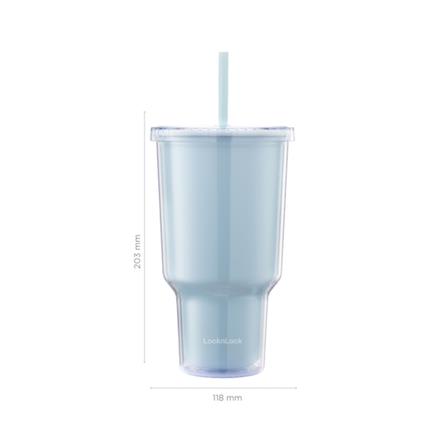 แก้วน้ำ LOCKNLOCK DOUBLE WALL COLD CUP 1 ลิตร สีฟ้า_8