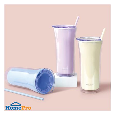 แก้วน้ำ DOUBLE WALL LOCKNLOCK COLD CUP 0.77 ลิตร สีครีม_2