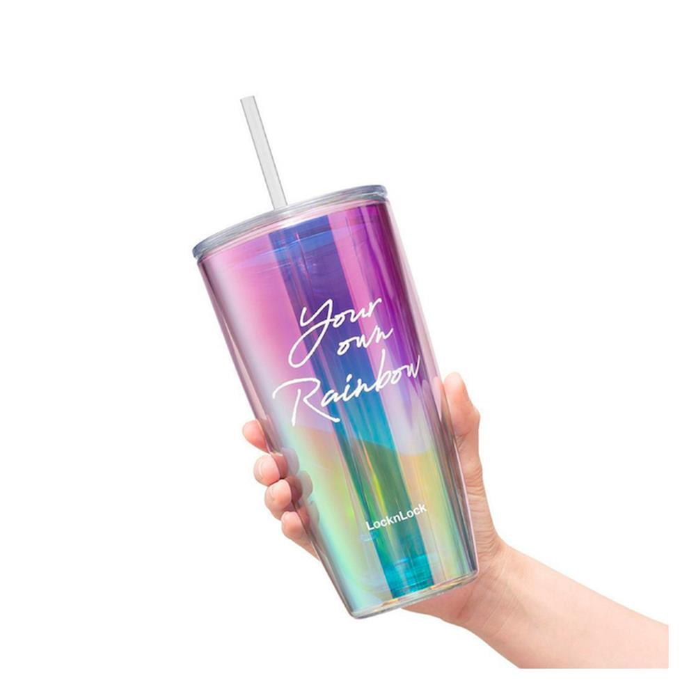 แก้วน้ำ LOCKNLOCK DOUBLEWALL 720 มล. หลากสี