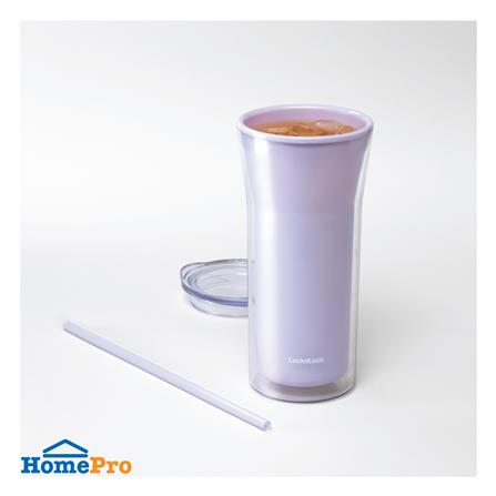 แก้วน้ำ DOUBLE WALL LOCKNLOCK COLD CUP 0.77 ลิตร สีม่วง_1