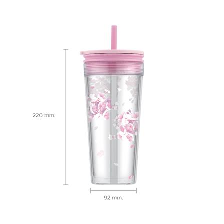 แก้วน้ำ LOCKNLOCK DOUBLE WALL BUCKET COLD 580 มล. สีชมพู_11