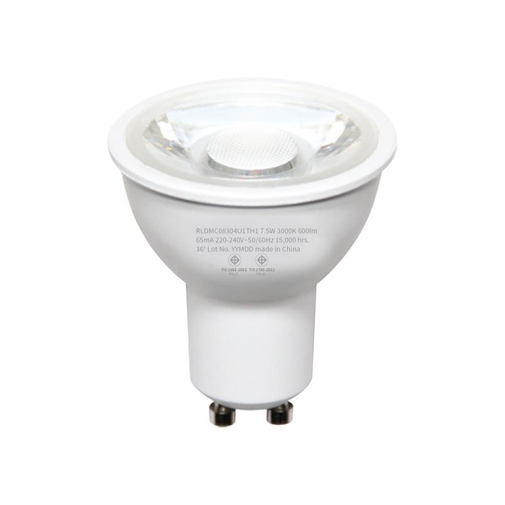 หลอด LED TOSHIBA MR16/PAR 7.5 วัตต์ WARM WHITE GU10