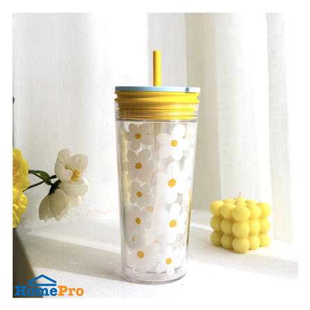 แก้วน้ำ LOCKNLOCK DOUBLE WALL BUCKET COLD 580 มล. สีฟ้า_1
