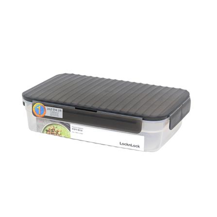 กล่องอาหาร LOCKNLOCK WAVE CONTAINER 0.67 ลิตร สีเทา_0