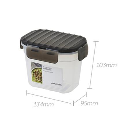 กล่องอาหาร LOCKNLOCK WAVE CONTAINER 0.57 ลิตร สีเทา_3