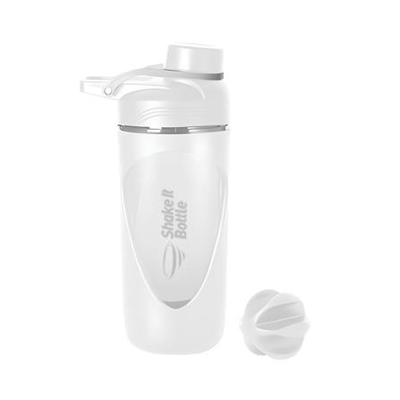ขวดน้ำพลาสติก LOCKNLOCK SHAKE IT BOTTLE HAP949 0.8 ลิตร สีขาว_1