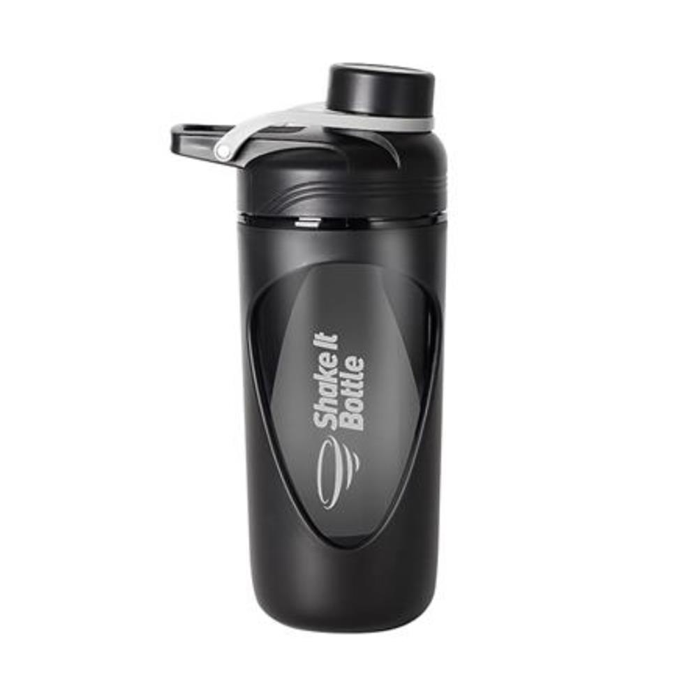 ขวดน้ำพลาสติก LOCKNLOCK SHAKE IT BOTTLE HAP949 0.8 ลิตร สีดำ