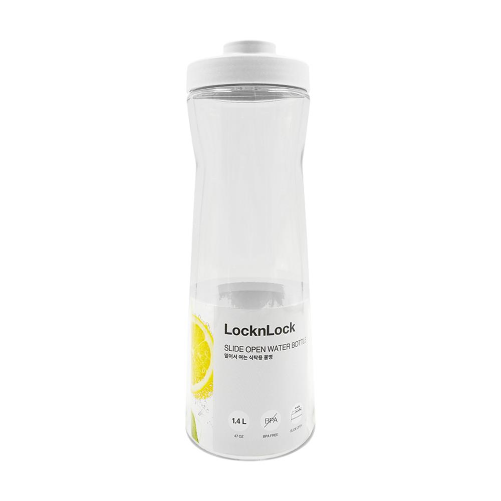 ขวดน้ำ พลาสติก PET 1.4 ลิตร LOCKNLOCK WATER BOTTLE สีขาว