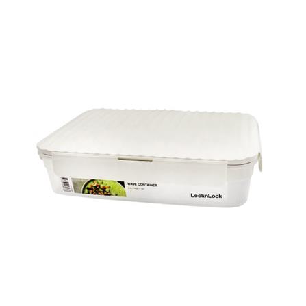 กล่องอาหาร LOCKNLOCK WAVE CONTAINER 2.2 ลิตร สีขาว_0