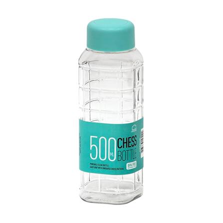 ขวดน้ำพลาสติก PET LOCKNLOCK CHESS 0.5 ลิตร สีฟ้า/ใส_1