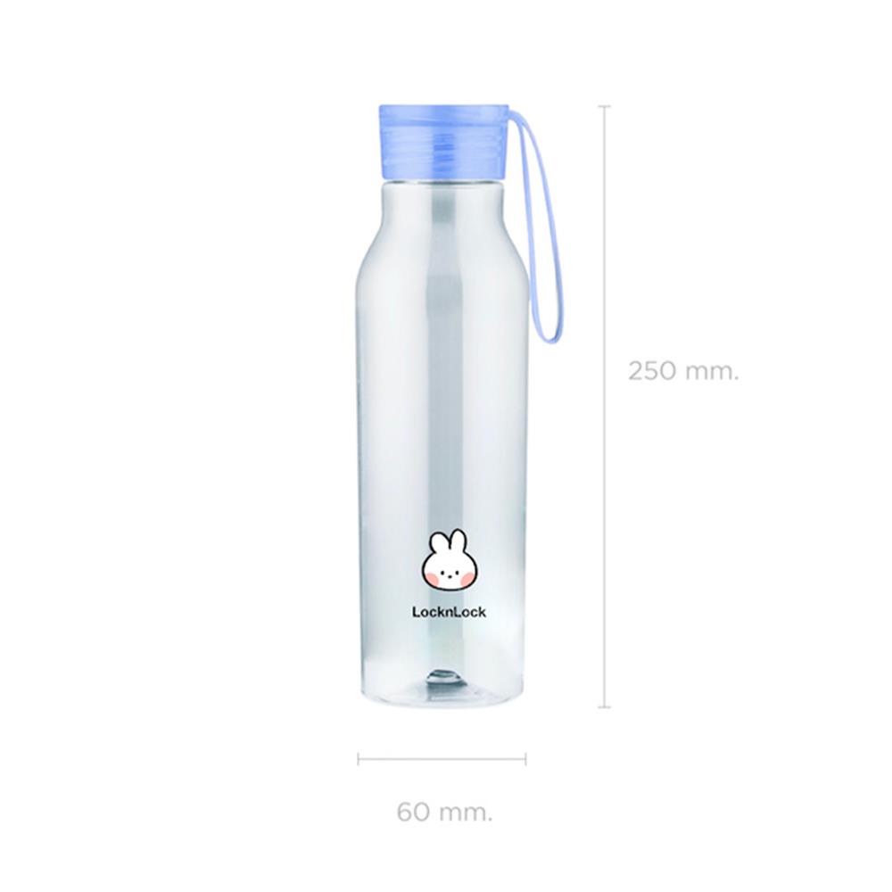 ขวดน้ำพลาสติก TRITAN LOCKNLOCK LINE FRIEND 550 มล. สีฟ้า