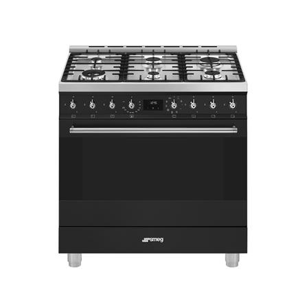 เตาปรุงอาหารแก๊ส SMEG C9GMMB2 สีดำ_0