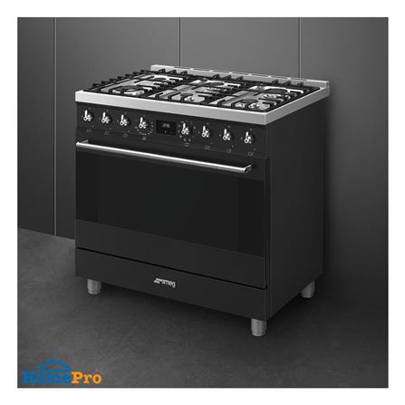 เตาปรุงอาหารแก๊ส SMEG C9GMMB2 สีดำ_4