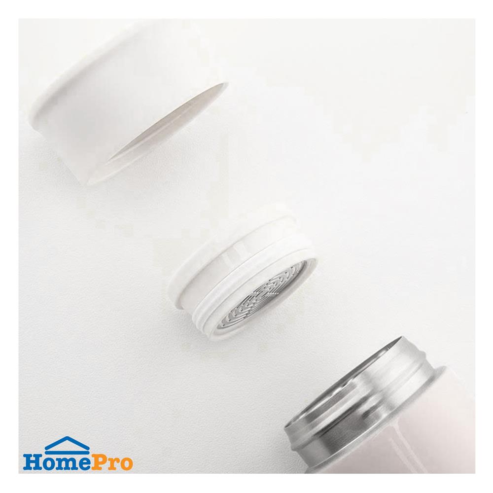 กระบอกน้ำสุญญากาศ LOCKNLOCK MOUSSE TUMBLER LHC4261IVY 400 มล. สีครีมงาช้าง