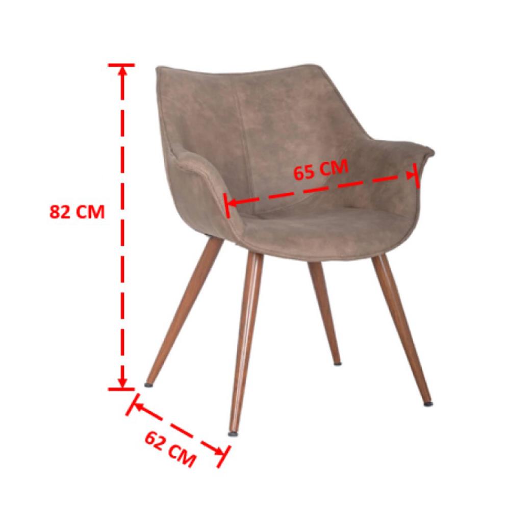 เก้าอี้ห้องอาหาร FURINTREND SEN1 สีน้ำตาล