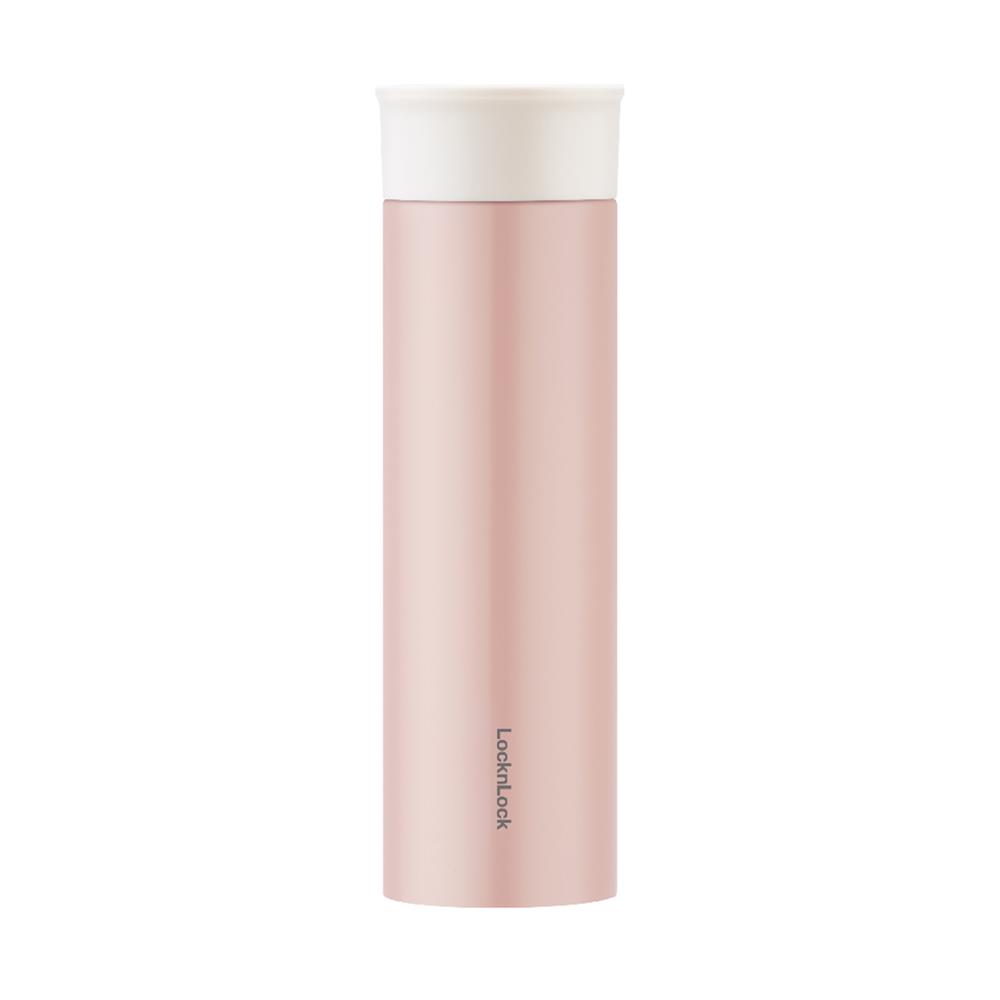กระบอกน้ำสุญญากาศ LOCKNLOCK MOUSSE TUMBLER LHC4261PIK 400 มล. สีชมพู