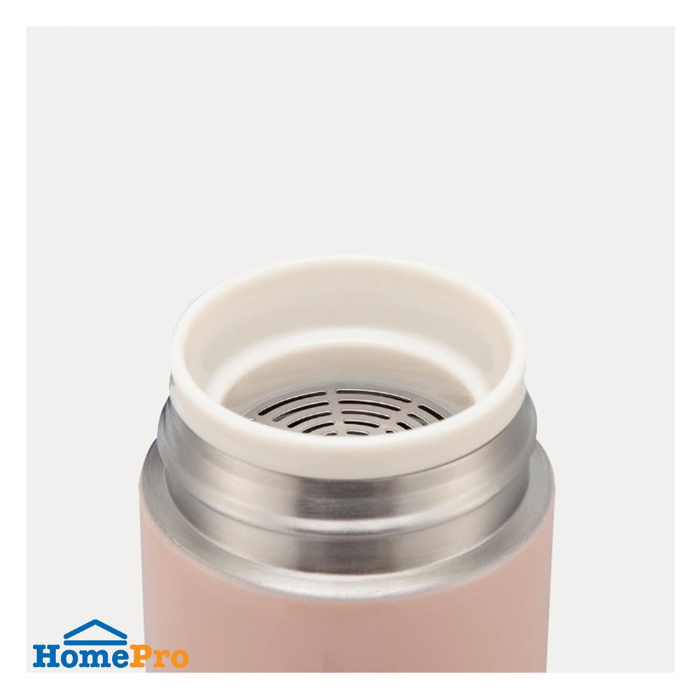 กระบอกน้ำสุญญากาศ LOCKNLOCK MOUSSE TUMBLER LHC4261PIK 400 มล. สีชมพู