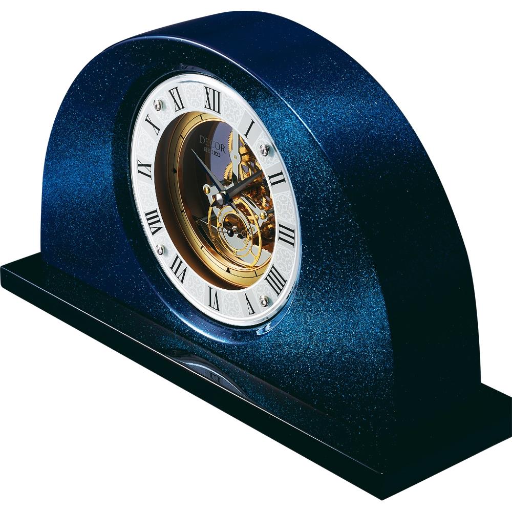 นาฬิกาตั้งโต๊ะ SEIKO CLOCKS AZ757L 7.7X12.9 นิ้ว สีน้ำเงิน