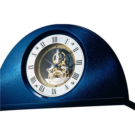 นาฬิกาตั้งโต๊ะ SEIKO CLOCKS AZ757L 7.7X12.9 นิ้ว สีน้ำเงิน_3