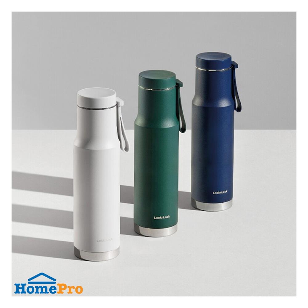 กระติกสุญญากาศ LOCKNLOCK METRO EDGE 620 มล. สีเขียว