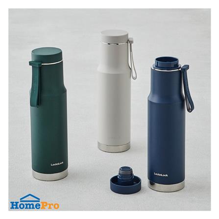 กระติกสุญญากาศ LOCKNLOCK METRO EDGE 620 มล. สีเขียว_3