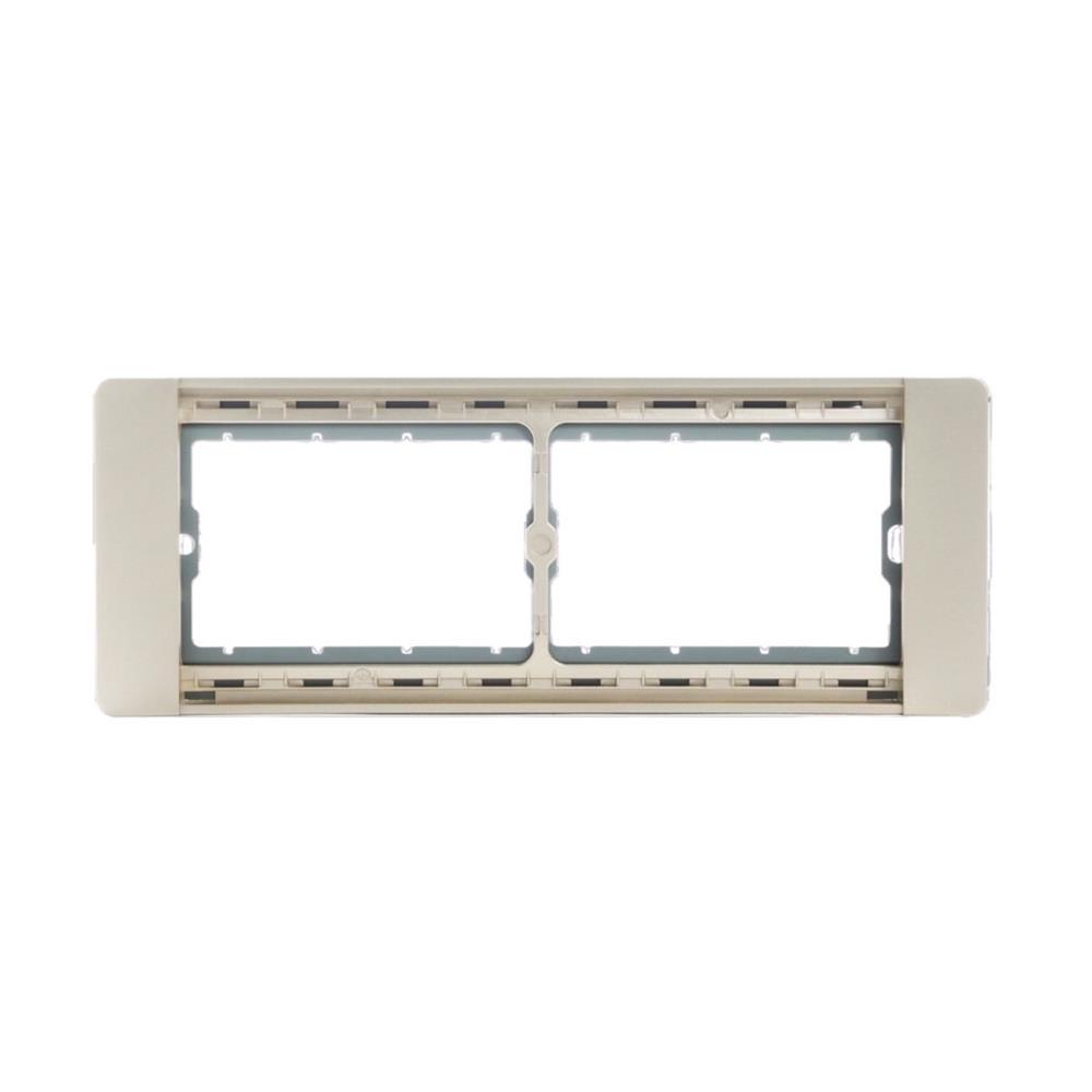 หน้ากาก 4 ช่อง SIMON 52S-F4-G7 สีทอง