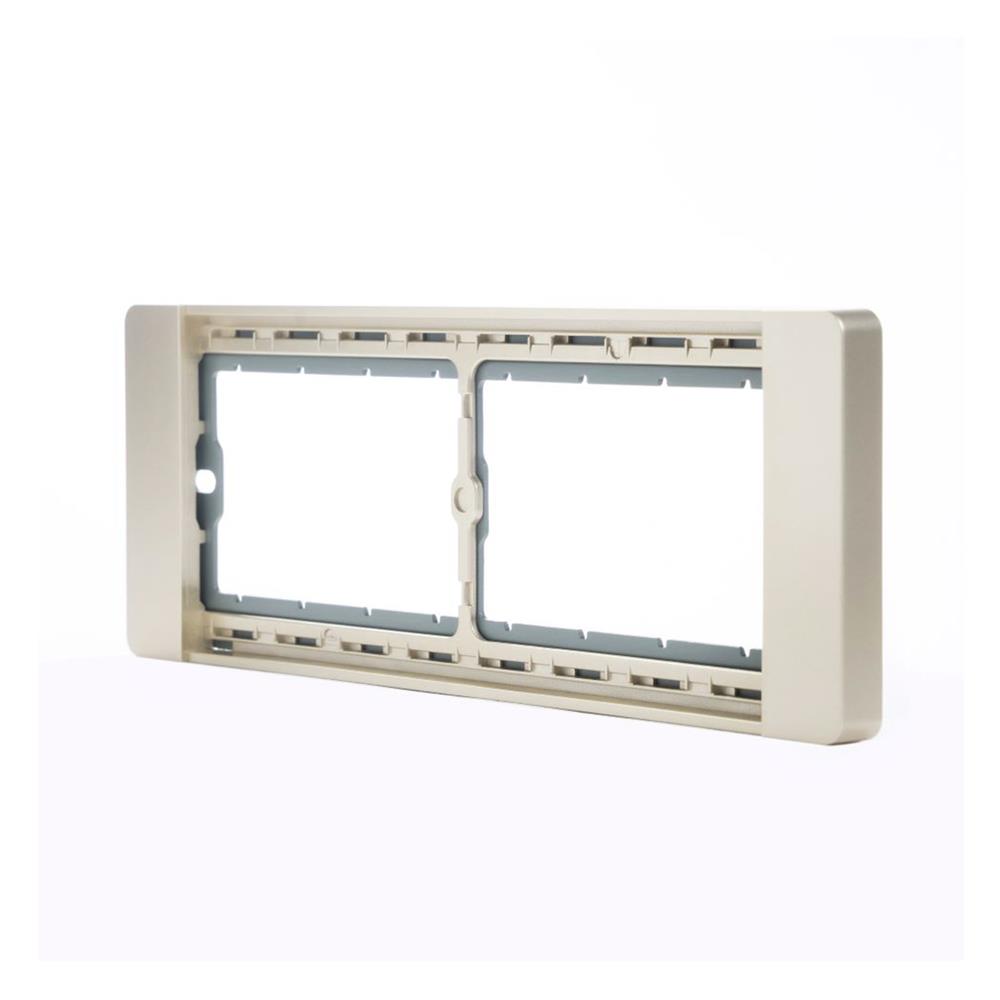 หน้ากาก 4 ช่อง SIMON 52S-F4-G7 สีทอง